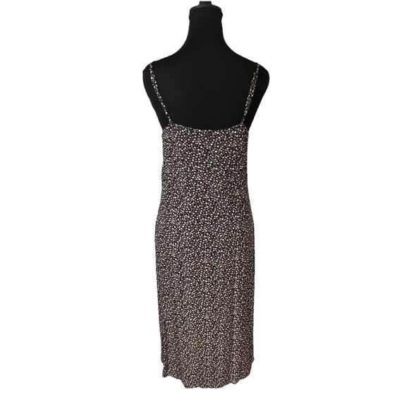 Volcom Juniors Large Floral Print Hey Stone Hey Slit-Front Midi Dress Black Sz S - Picture 6 of 10